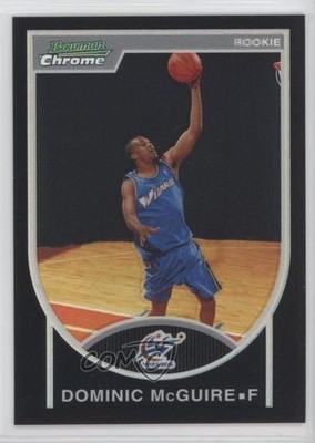 2007 Bowman Draft Picks & Stars Black Refractor Dominic McGuire Rookie RC 07rd