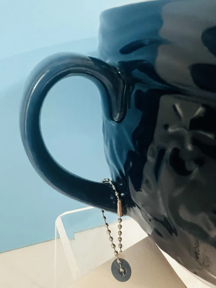 MASON CASH Tazón de Batería en Relieve 2 cuartos-NÁUTICO-Azul Pez Cangrejo Vida Marina-NUEVO CON ETIQUETAS Foto 2 de 4