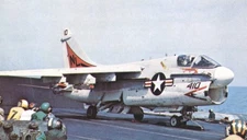 LTV A-7E Corsair II VA-94 Shrikes 1974 157591 Mahogany Model Large Scale 1/32