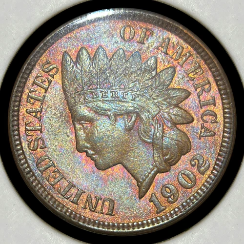 1902 1C Indian Head Cent _ Choice+ BU _ Beautifully Toned _ [JX-251]