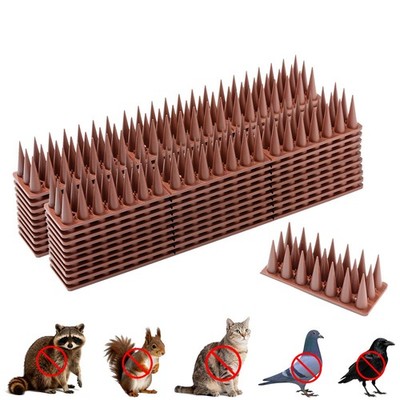 Bird Spikes, 20 Pack Pigeon Cat Squirrel Raccoon Animal Deterrent Spikes Anti...