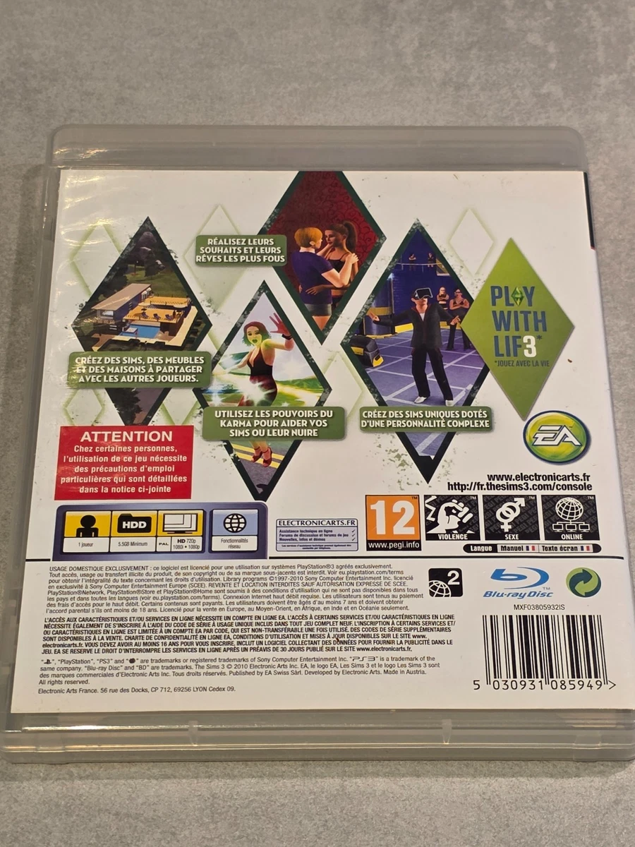 Los Sims 3 Sony Playstation 3 PS3