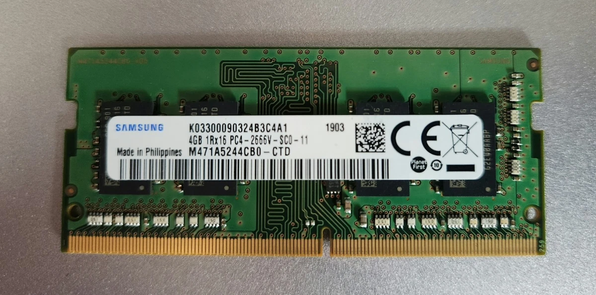 Samsung DDR4 SDRAM 4 GB Capacity per Module Memory (RAM) for sale