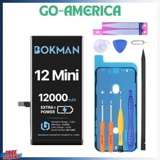 For iPhone 12 Mini Battery Replacement 12000mAh High Capacity Li ion Polymer