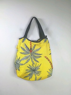 Sadia X Farm Rio Lined Nylon Tote Bage Palm Trees