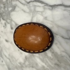 Tony Lama, Made in U.S.A., Brown Leather Belt Buckle