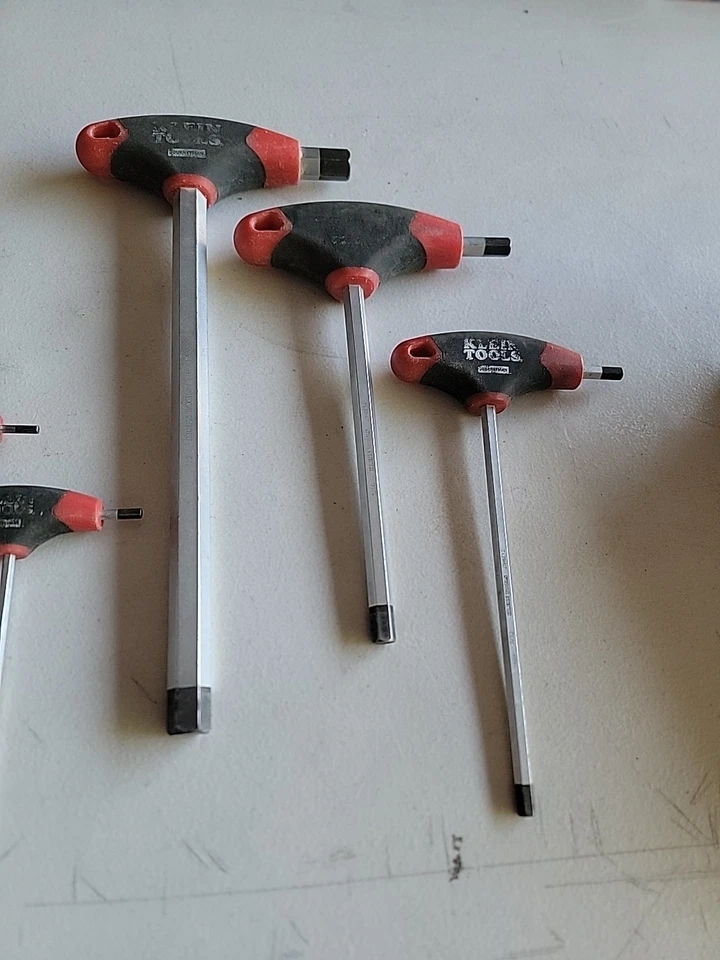 Klein Tools 7 Piece Sae T-Shape Hex Key Set Used - Image 3 of 4