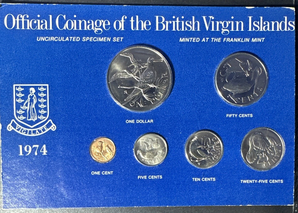 1974年 British Virgin s セット 1974 British Virgin Islands Coins for sale | eBay