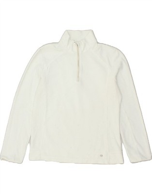Champion Damen Fleecepullover mit Reißverschluss am Ausschnitt UK 18 XL cremeweiß Polyester BJ26