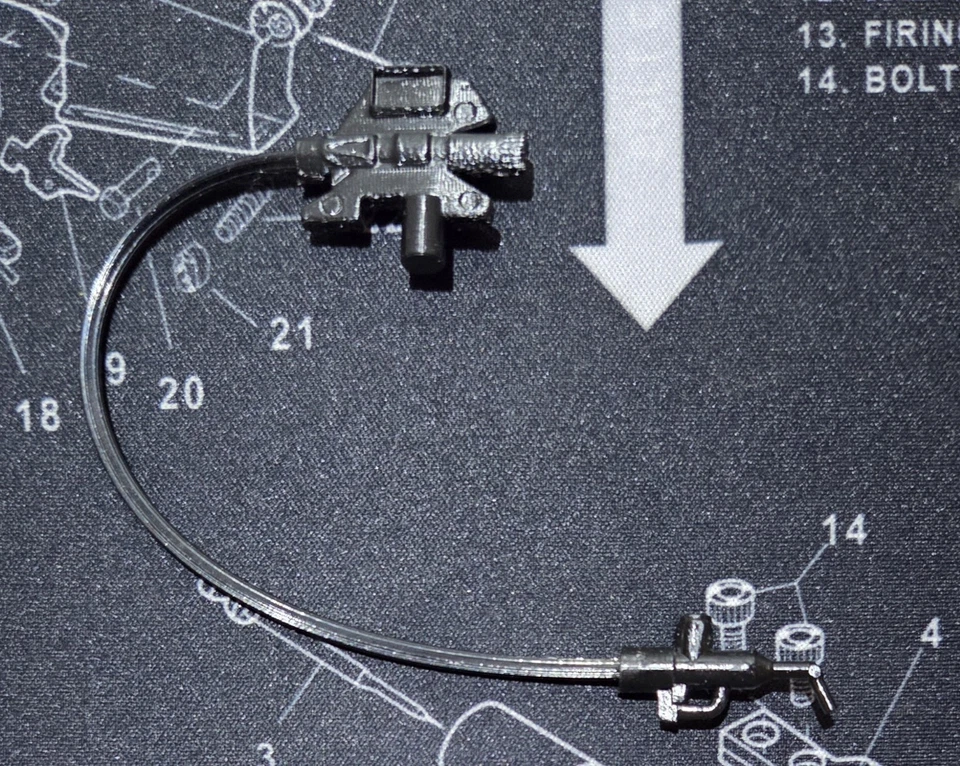 Boquilla de manguera de bomba de gas de repuesto impresa en 3D Transformers G1 y SS86 Optimus Prime Foto 2 de 4