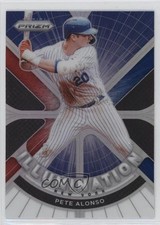 2021 Panini Prizm Illumination Red White & Blue Prizm Pete Alonso #IL-10 e9p
