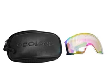 Odoland Ski Snowboard Goggle Replacement Lens Rainbow Mirrored W/ Case