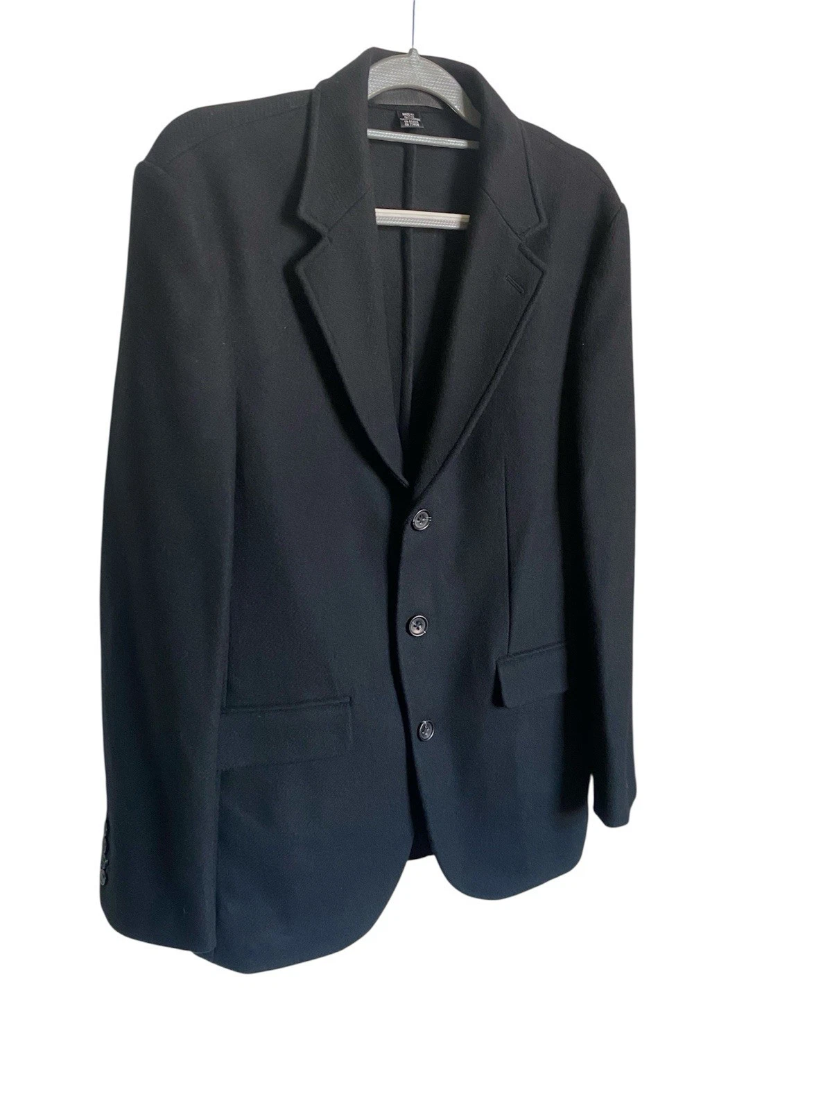 Club Monaco Men’s Black Wool Sport Coat/Blazer Size 42