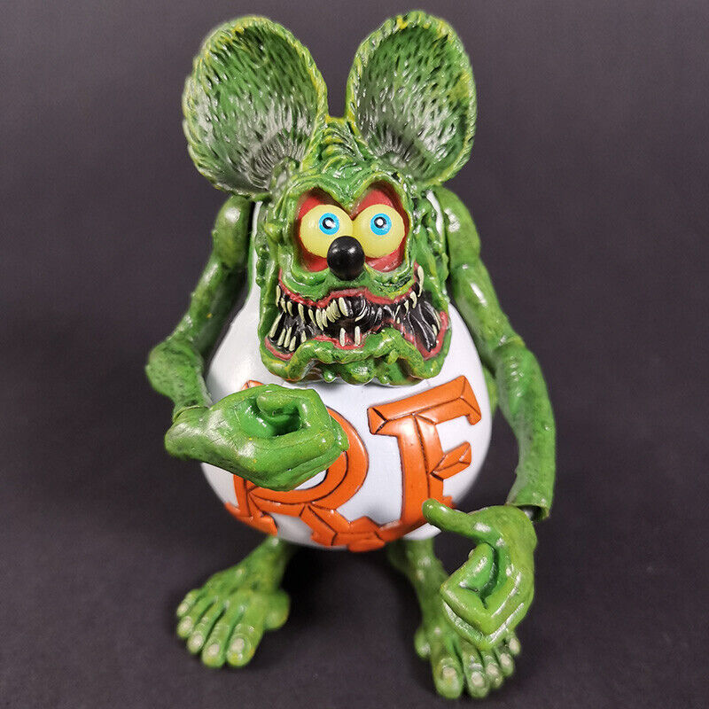 New Rat Fink Mouse PVC Action Figure Collectible Toys Model New Rat Fink Mouse PVC Action Figure Collectible Toys Model