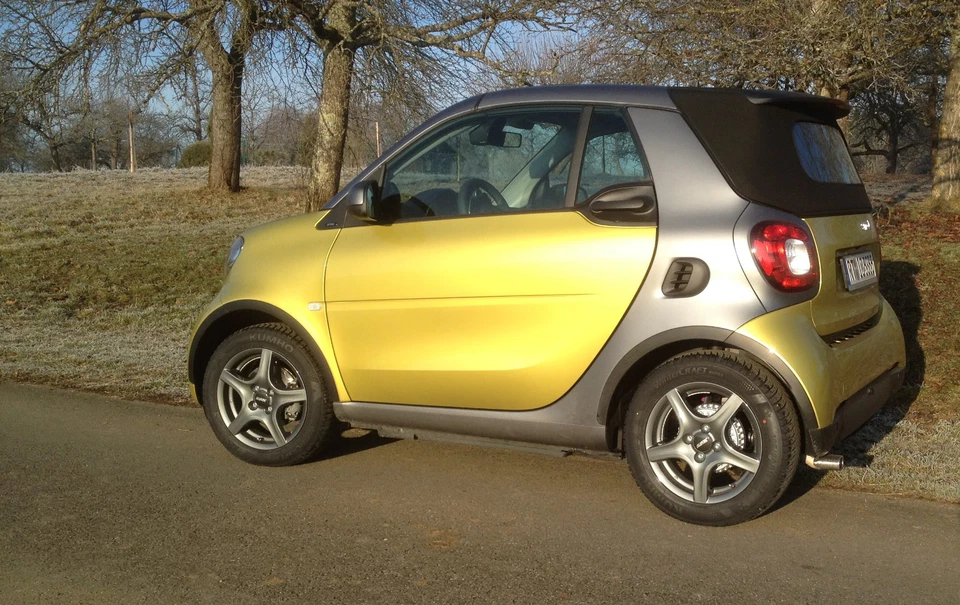 Winterräder smart 453 Alufelgen Alutec Grip grau Kumho WP52 RDKS Winterreifen - Bild 3 von 4