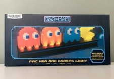 NIB Paladone Pac-Man and Ghosts Logo Light Lamp Color Phasing Music Reactive