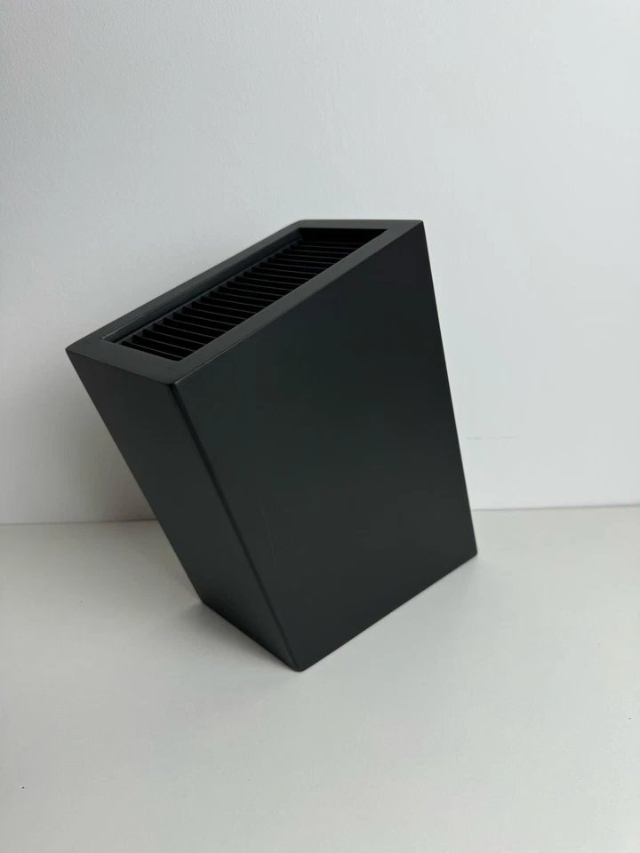 Rockingham Forge Messerblock, Kunststoff, schräges Design – leeres Messerblock - Bild 2 von 4