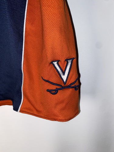 Vintage Nike Team Men's (M) Virginia Cavaliers NCAA Reversible Logo Gym Shorts - Picture 7 of 12
