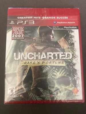Uncharted: Drake's Fortune Greatest Hits (Sony PlayStation 3, 2009) Ps3 Sealed!