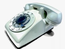 Vintage Stromberg Carlson White Ivory Rotary Dial Desk Telephone Rare 500 Bell