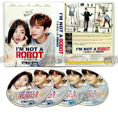 I'M NOT A ROBOT - COMPLETE KOREAN TV SERIES DVD BOX SET ( 1-32 EPS) SHIP FROM US