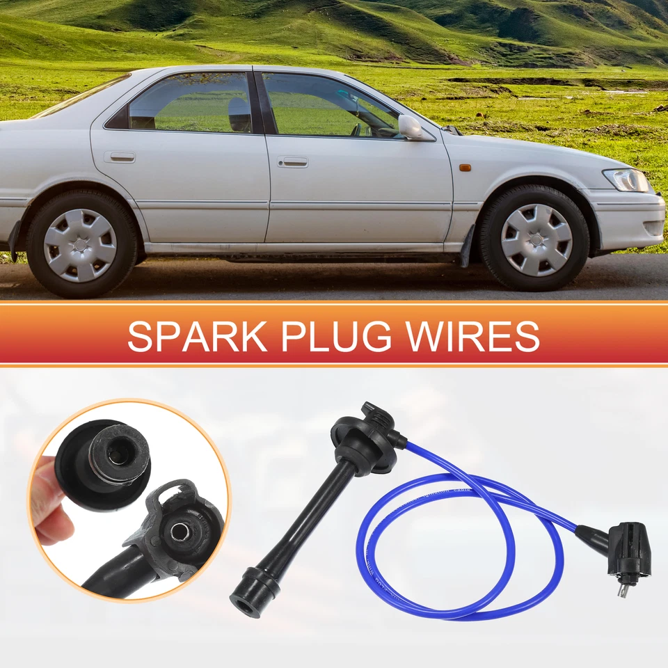 Cable de bobina de encendido de cable de bujía 3 piezas No.1903720011 para Toyota Camry Sienna Foto 2 de 4