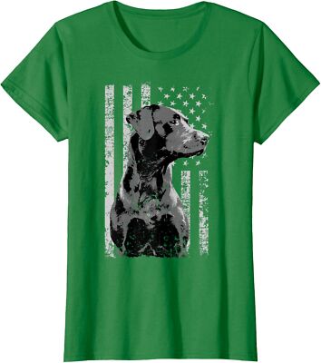 Love America and Love My Labrador Proud America Gift Ladies' Crewneck T-Shirt