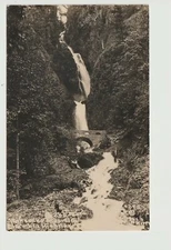 POSTCARD  RPPC WAUKEENA FALLS COLUMBIA RIVER HIGHWAY OREGON - CROSS & DIMMIT