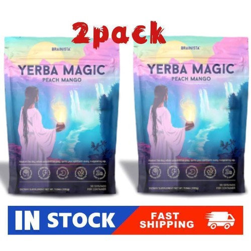 Yerba Magic Yerba Mate Instant Tea Powder · Peach Mango Flavors-30Servings|1-5 X - Picture 5 of 24