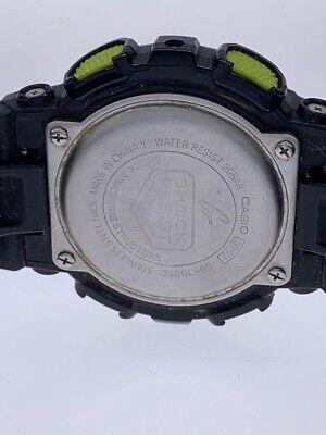 CASIO G-SHOCK GD-100SC-1JF Black Resin Quartz Digital Watch CASIO G-SHOCK GD-100SC-1JF Black Resin Quartz Digital Watch