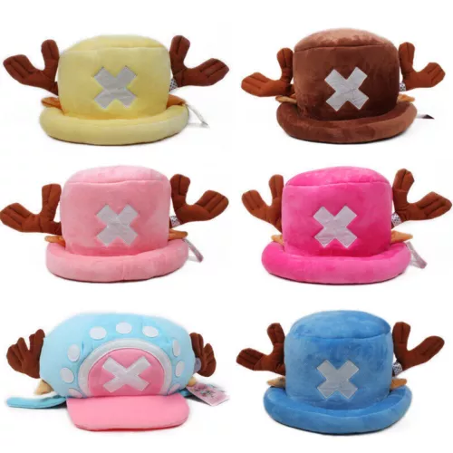 One Piece Tony Chopper Hat Cap Cosplay Costume Collectable Decoration Straw Hat - Picture 2 of 35