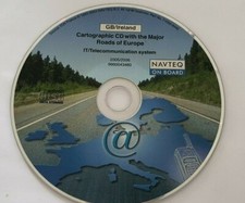 PEUGEOT NAVIGATION MAP CD DISC CARTOGRAPHIC UK IRL SAT NAV 2005/2006 NAVTEQ