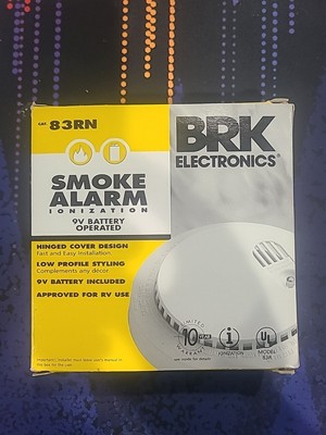 BRK Electronics - Battery Powered Single Station Smoke Alarm Ionization (83RN) 