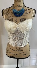 NWT vintage dead stock women's corset cinema etoile ivory in color large. 390