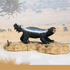 2018 Honey Badger Model Statue Animal Figure Base Toy Figurine Collector Decor