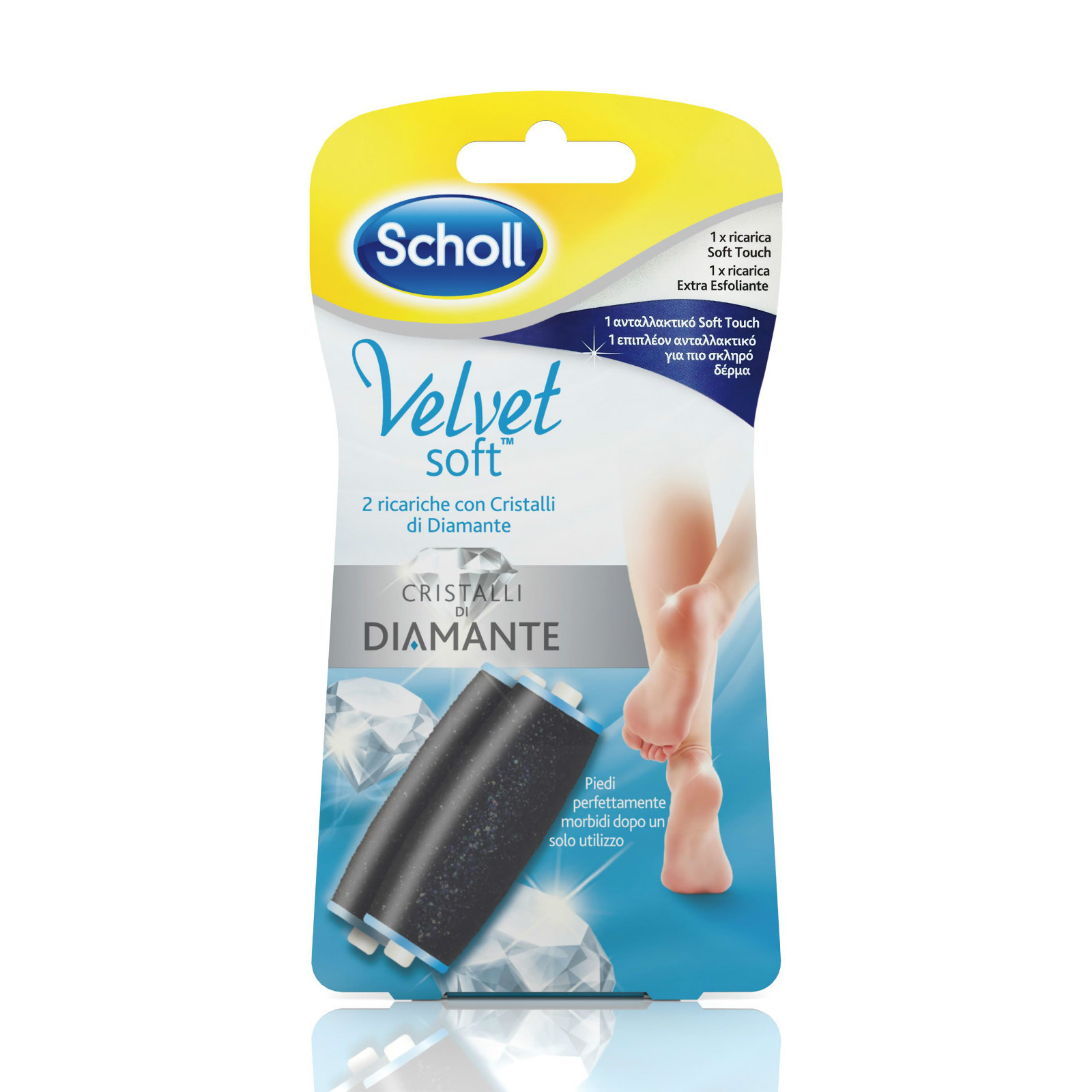 SCHOLL VELVET SOFT RICARICHE ROLL SOFT TOUCH