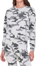SUNDRY Women's Camo Blouson Sweatshirt 1