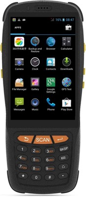 Android Barcode Scanner, Touchscreen PDA Handheld PDA Scanner POS Terminal 
