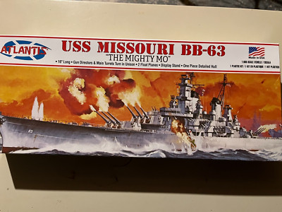Atlantis 1:665 USS Missouri BB-63 Plastic Model Ship Kit