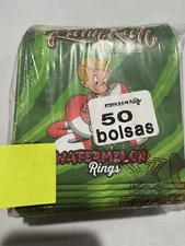 50 Pack Empty Edible  Zip Lock Bag Watermelon Rings