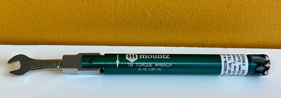 Mountz 0600B-4-OE1/4 3-12 LBF-IN Torque Wrench + 1/4'' Open-End Head. Tested!