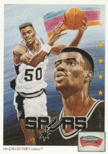 1991-92 Upper Deck #94 - David Robinson - Team Checklist - UD Logo Hologram