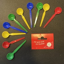 10x EISLÖFFEL mit NAMEN bunt Ostprodukt 8cm für Eis Sonja Plastic 10er Pack