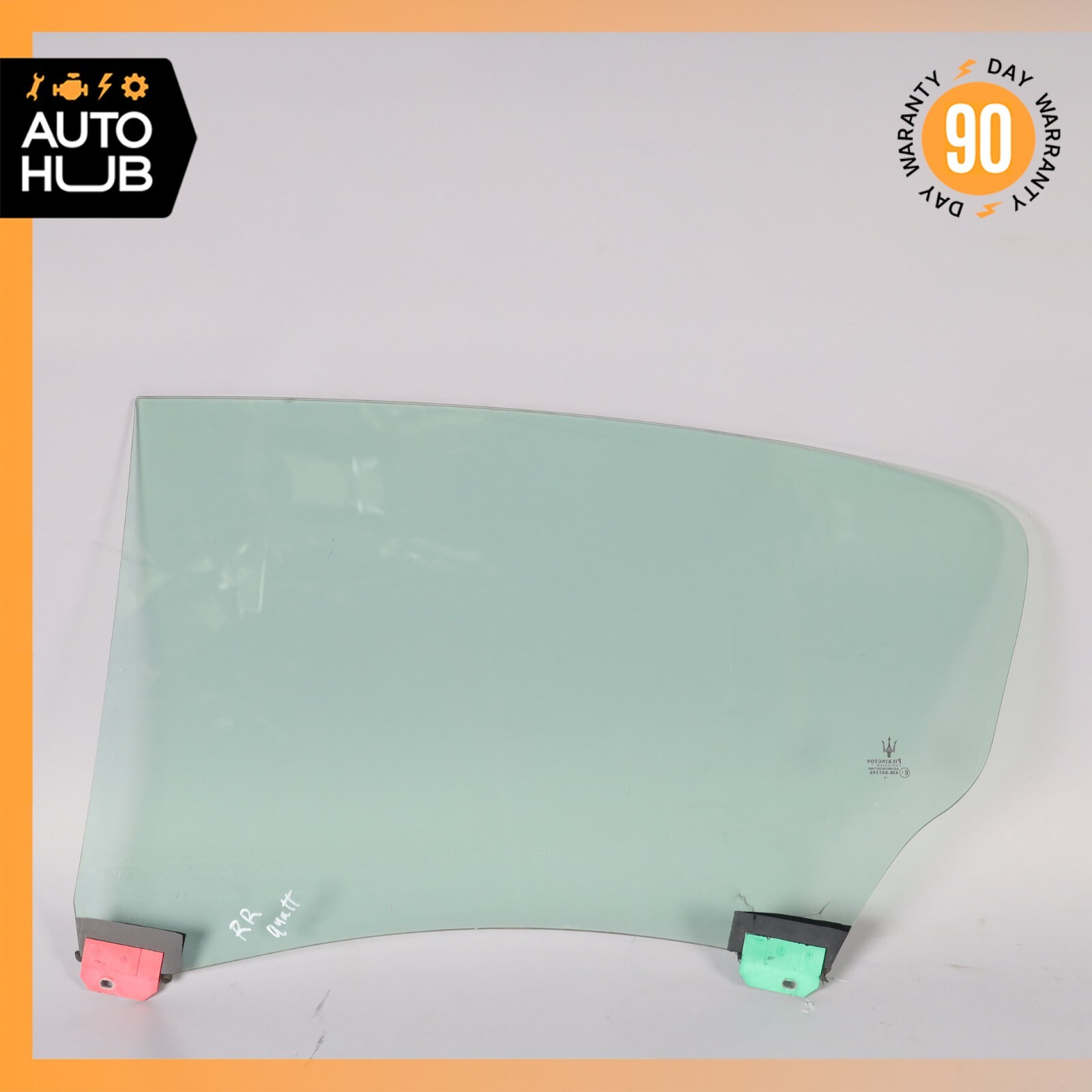 03-13 Maserati Quattroporte M139 Rear Right Side Door Window Glass OEM 79k