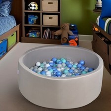 Pool Ball Pit with 200 Balls Soft Foam Toddler Baby Kids Girls Boys Play