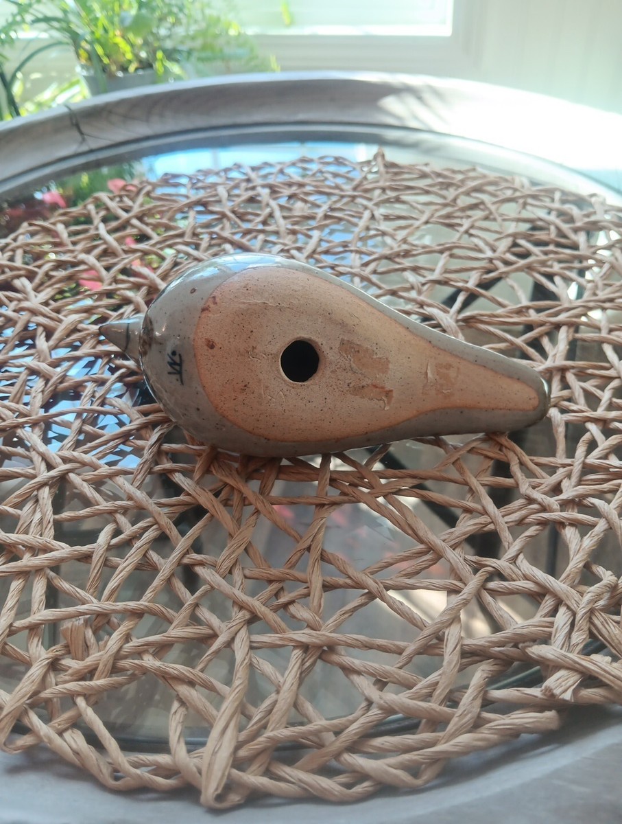 Vintage Jorge Wilmot Signed Mexican Tonala Bird Figurine