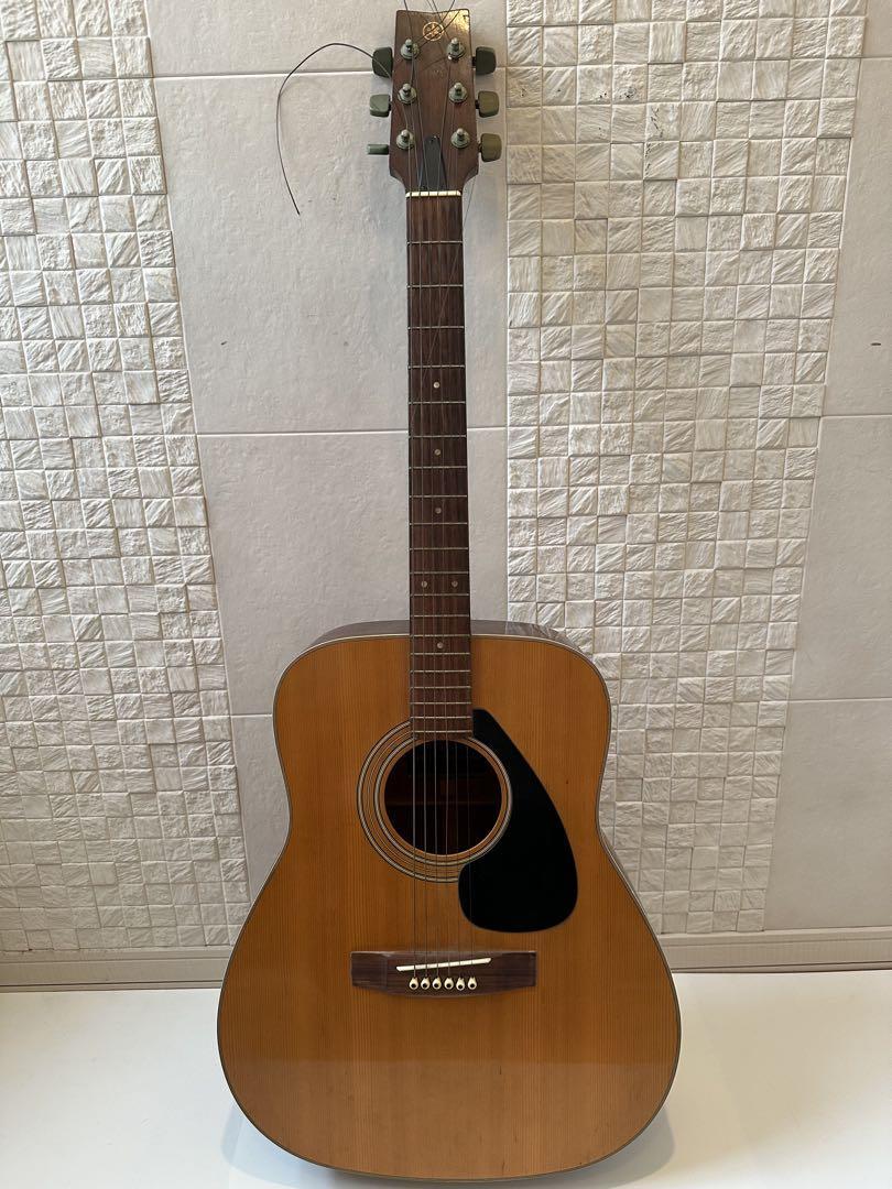 Acoustic Guitar Yamaha FG-200J Black Label Japan Vintage Acoustic Guitar Yamaha FG-200J Black Label Japan Vintage