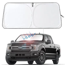 Custom Fit 2015-2020 Ford F-150 Truck Windshield Sun Shade Foldable Cover Shield
