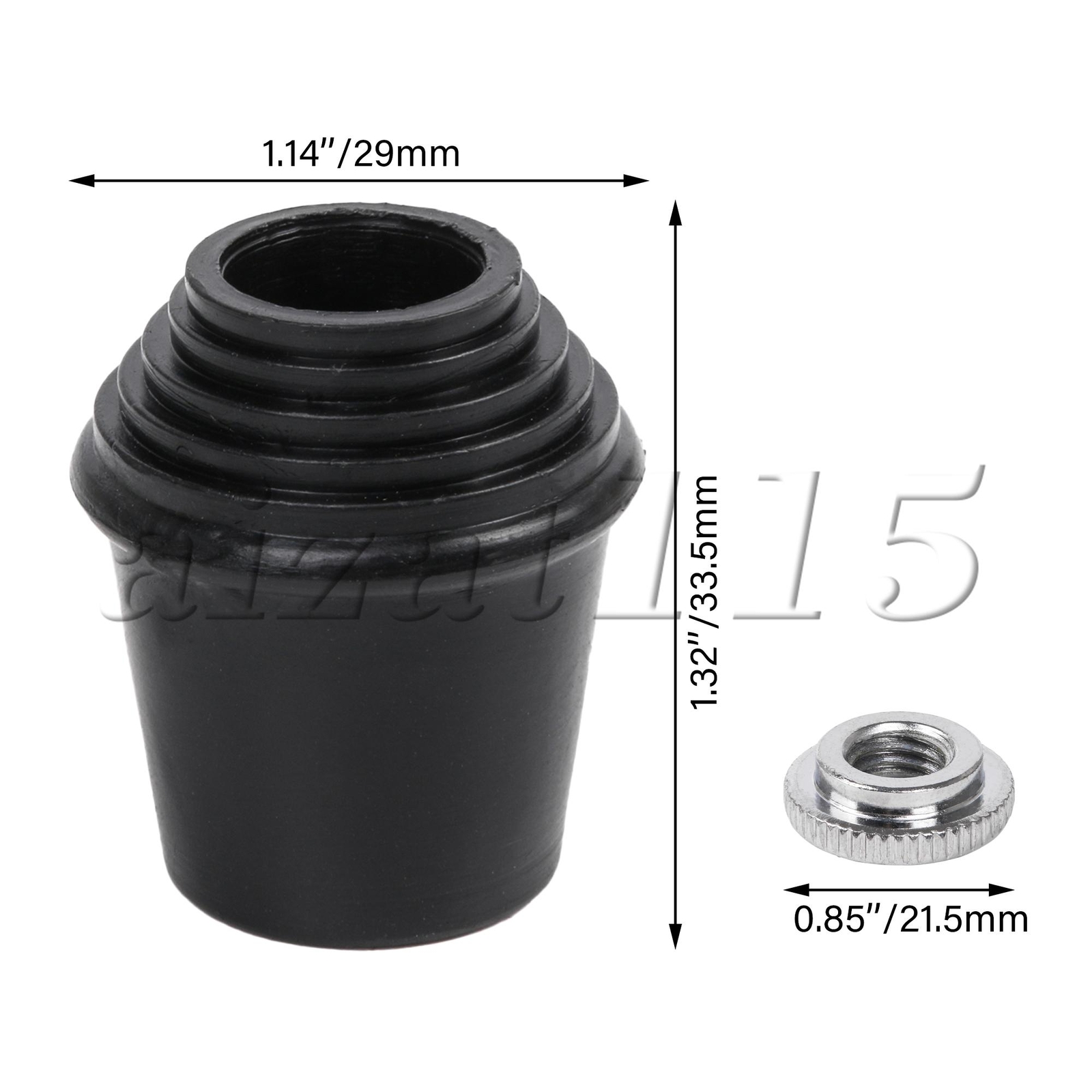 4pieces Outer Dia 29mm Bass Drum Rubber Tips for Feet Replacement for