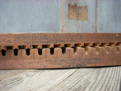 antique tobacco press for sale Antique Tobacco Cigar Wood Mold Form The MILLER DURBUL & PETERS Mfg. Co.  #30093